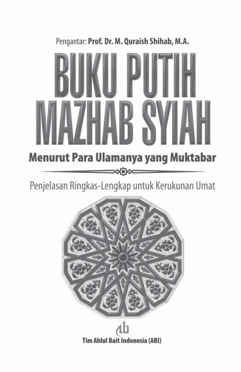Sampul buku Buku Putih Mazhab Syiah